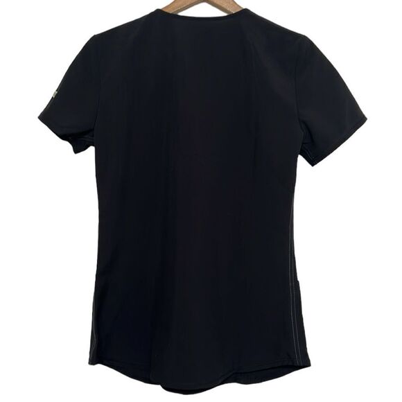 Scrub Tops Woman’s Size XS Bundle of Two Black Blue Antimicrobial ScrubStar - Picture 5 of 15